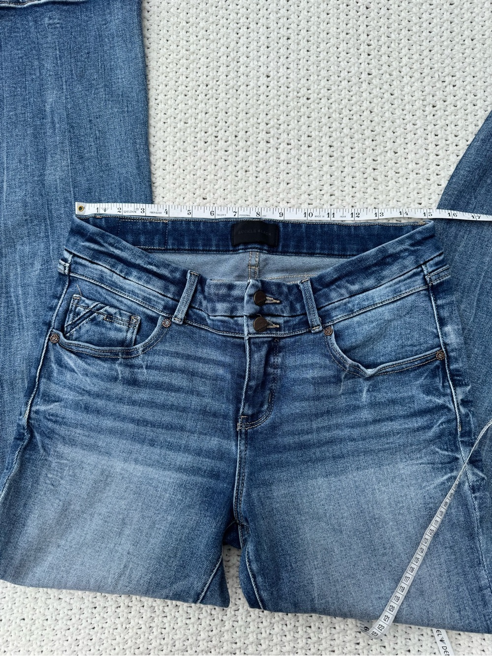 BKE Women’s Light Blue Flare Jeans – Size 29x32 - Picture 5 of 10